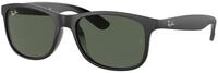 Ray - Ban Herren Ray - Ban RB4202 ANDY 606971 Sonnenbrillen Injiziert Schwarz Gr&uuml;n