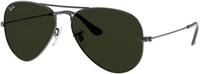 Ray - Ban Unisex Ray - Ban RB3025 AVIATOR W0879 Sonnenbrillen Metall Grau Gr&uuml;n G15