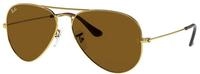 Ray - Ban Unisex Ray - Ban RB3025 AVIATOR 001/33 Sonnenbrillen Metall Gold Pilot