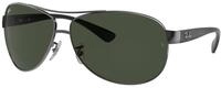 Ray - Ban Herren Ray - Ban RB3386 RB3386 004/71 Sonnenbrillen Metall Grau Gr&uuml;n Pilot
