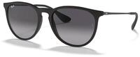 Ray - Ban Damen Ray - Ban RB4171 ERIKA 622/8G Sonnenbrillen Injiziert Schwarz Grau