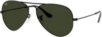Ray - Ban Unisex Ray - Ban RB3025 AVIATOR L2823 Sonnenbrillen Metall Schwarz Gr&uuml;n