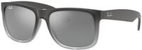 Ray - Ban Herren Ray - Ban RB4165 JUSTIN 852/88 Sonnenbrillen Injiziert Grau Grau