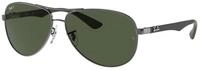 Ray - Ban Herren Ray - Ban RB8313 CARBON FIBRE 004/N5 Sonnenbrillen Stahl Grau Gr&uuml;n