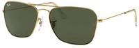 Ray - Ban Unisex Ray - Ban RB3136 CARAVAN 181 Sonnenbrillen Metall Gold G15
