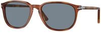 Persol Herren Persol PO3019S 96/56 Sonnenbrillen Acetat Braun Blau Quadratisch Normal