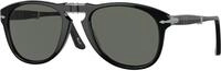 Persol Herren Persol PO0714 FOLDING 95/58 Sonnenbrillen Acetat Schwarz Gr&uuml;n Pilot