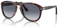 Persol Herren Persol PO0649 24/86 Sonnenbrillen Acetat Schildkr&ouml;te Blau Pilot Normal