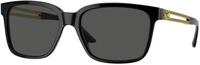 Versace Herren Versace VE4307 GB1/87 Sonnenbrillen Acetat Schwarz Grau Quadratisch