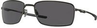 Oakley Herren Oakley OO4075 SQUARE WIRE 407504 Sonnenbrillen Metall Schwarz Grau