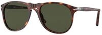 Persol Herren Persol PO9649S 24/31 Sonnenbrillen Plastik Havanna Pilot Normal
