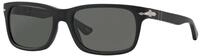 Persol Herren Persol PO3048S 900058 Sonnenbrillen Acetat Schwarz Gr&uuml;n Quadratisch