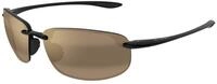 Maui Jim Unisex Maui Jim MJ0407S 002 Sonnenbrillen Injiziert Schwarz Bronze