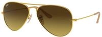 Ray - Ban Unisex Ray - Ban RB3025 AVIATOR 112/85 Sonnenbrillen Metall Gold Braun