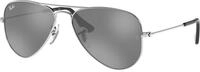 Ray - Ban Kind Ray - Ban RJ9506S JUNIOR AVIATOR 212/6G Sonnenbrillen Metall Silber