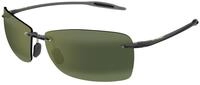 Maui Jim Unisex Maui Jim MJ0423S 003 Sonnenbrillen Injiziert Grau Gr&uuml;n Quadratisch