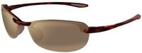 Maui Jim Unisex Maui Jim MJ0405S 002 Sonnenbrillen Injiziert Havanna Bronze Rund