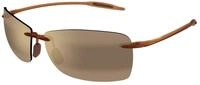 Maui Jim Unisex Maui Jim MJ0423S 002 Sonnenbrillen Injiziert Braun Bronze Quadratisch