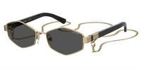 Marc Jacobs Damen Marc Jacobs MARC 496/S J5G/IR Sonnenbrillen Metall Gold Grau...