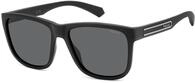 Polaroid Herren Polaroid PLD 2155/S 003/M9 Sonnenbrillen Polycarbonat Schwarz Grau