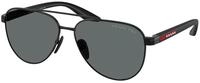 Prada Linea Rossa Herren Prada Linea Rossa PS A52S 1AB5Z1 Sonnenbrillen Metall