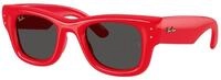 Ray - Ban Unisex Ray - Ban RB4940 WAYFARER PUFFER 683187 Sonnenbrillen Nylon Rot