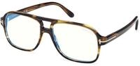 TOM FORD Herren TOM FORD FT6058-B 056 Optische Fassungen Acetat Havanna Quadratisch