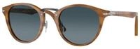 Persol Herren Persol PO3108S 960/S3 Sonnenbrillen Acetat Schildkr&ouml;te Blau Pantos