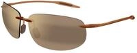 Maui Jim Unisex Maui Jim MJ0422S 002 Sonnenbrillen Injiziert Braun Bronze Quadratisch