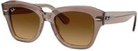 Ray - Ban Unisex Ray - Ban RB2186 STATE STREET 682785 Sonnenbrillen Acetat Braun