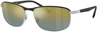 Ray - Ban Unisex Ray - Ban RB3671CH CHROMANCE 9144J0 Sonnenbrillen Metall Schwarz 