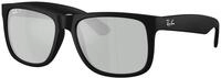 Ray - Ban Herren Ray - Ban RB4165 JUSTIN 622/Y4 Sonnenbrillen Nylon Schwarz 