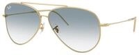 Ray - Ban Unisex Ray - Ban RBR0101S AVIATOR REVERSE 001/79 Sonnenbrillen Metall Gold