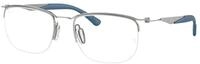 Ray - Ban Unisex Ray - Ban RX7552 3210 Optische Fassungen Metall Grau Transparent