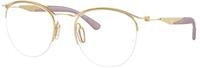 Ray - Ban Unisex Ray - Ban RX7553 3218 Optische Fassungen Metall Gold Transparent