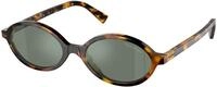 Miu Miu Damen Miu Miu MU 04ZS VAU04M Sonnenbrillen Acetat Schildkr&ouml;te Gr&uuml;n Rund