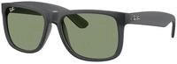 Ray - Ban Herren Ray - Ban RB4165 JUSTIN 687382 Sonnenbrillen Nylon Grau Gr&uuml;n