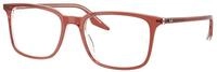 Ray - Ban Unisex Ray - Ban RX5421 8171 Optische Fassungen Acetat Braun Transparent
