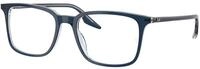 Ray - Ban Unisex Ray - Ban RX5421 8324 Optische Fassungen Acetat Schwarz Transparent
