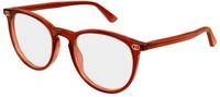 Gucci Damen Gucci GG0027O 013 Optische Fassungen Acetat Bordeaux Transparent Rund