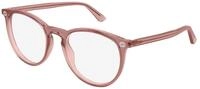 Gucci Damen Gucci GG0027O 022 Optische Fassungen Acetat Rosa Transparent Rund