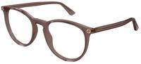 Gucci Damen Gucci GG0027O 012 Optische Fassungen Acetat Braun Transparent Rund