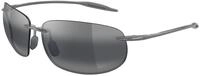 Maui Jim Unisex Maui Jim MJ0422S 036 Sonnenbrillen Injiziert Grau Grau Quadratisch
