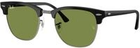 Ray - Ban Unisex Ray - Ban RB3016 CLUBMASTER 601S4E Sonnenbrillen Acetat Schwarz