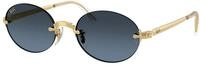 Ray - Ban Unisex Ray - Ban A$AP Rocky RB3929 001/S2 Sonnenbrillen Metall Gold...