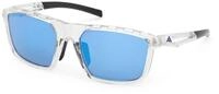 Adidas Sport Unisex Adidas Sport SP0111 26X Sonnenbrillen Injiziert Transparent Blau