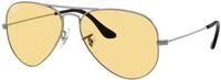 Ray - Ban Unisex Ray - Ban RB3025 AVIATOR 004/R6 Sonnenbrillen Metall Grau Gelb...
