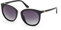 Guess Damen Guess GU00282 01B Sonnenbrillen Injiziert Schwarz Rauch Rund Normal