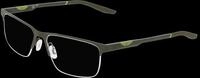 Nike Herren Nike NIKE 8144 315 Optische Fassungen Metall Gr&uuml;n Quadratisch Normal
