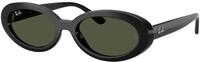 Ray - Ban Damen Ray - Ban RB2223 901/31 Sonnenbrillen Acetat Schwarz Gr&uuml;n Rund